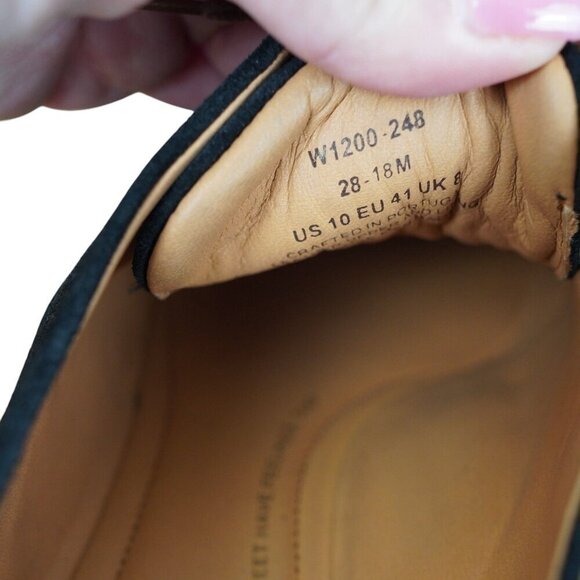 Womens Samuel Hubbard‎ Freedom Now Black Suede Shoes Sz 10 - Picture 8 of 12